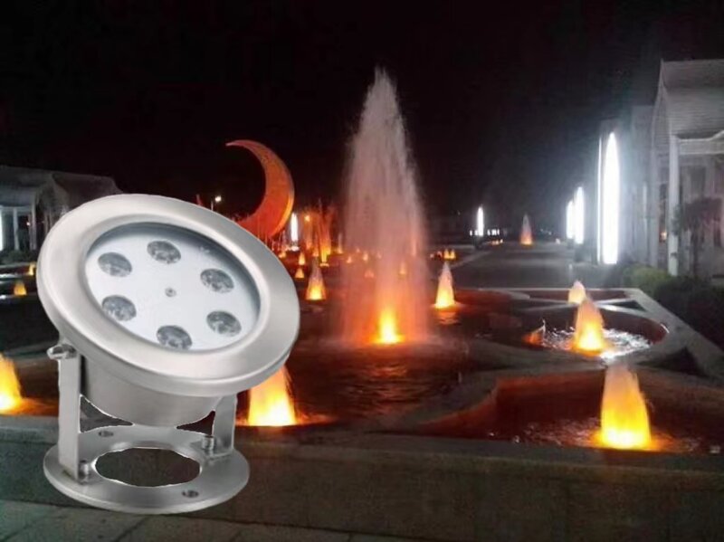 3W 6W led podwodna lampa do fontanny flash wodoodporny IP68 do stali nierdzewnej IP68 światło punktowe 12V oświetlenie ogrodowe