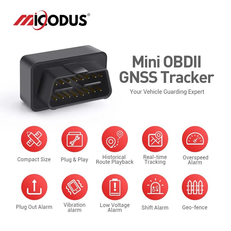 Micodus obd gps tracker mv66 monitor de voz em tempo real mini rastreador gps para dispositivo de rastreamento do carro agite movimento alerta geofence aplicativo gratuito