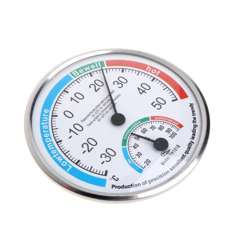 Draagbare Analoge Thermometer Hygrometer Temperatuur-vochtigheidsmonitor Meter Gauge Drop schip