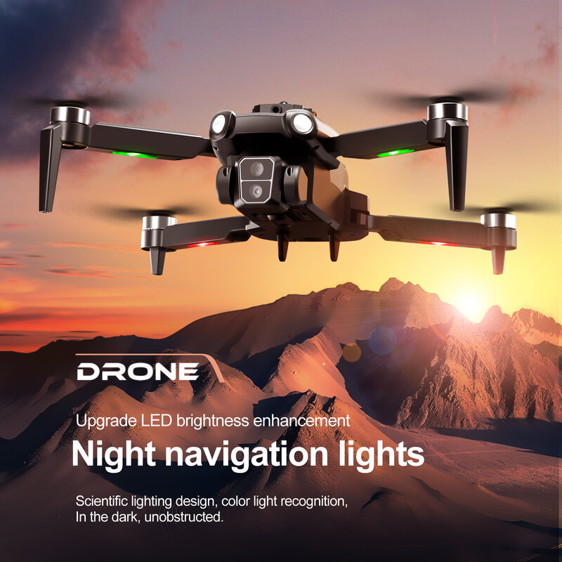 Drone M8 Аэрофотосъемка Квадрокоптер Пульт дистанционного управления Вертолет 5000 метров Расстояние Избегайте препятствий