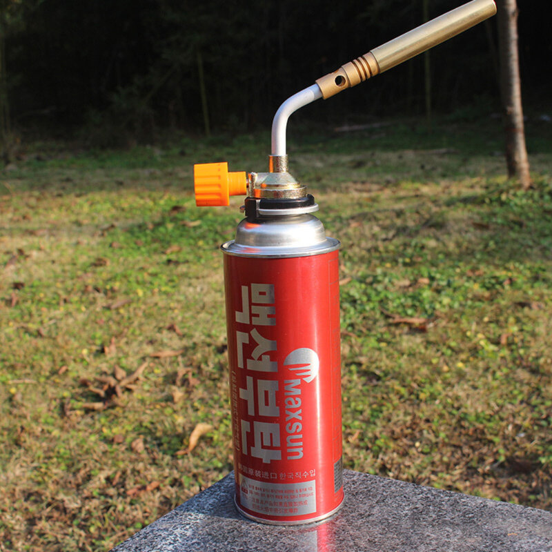 부탄 버너 용접 가스 화염 총, 납땜 화염 방사기, 야외 캠핑 바베큐 휴대용 납땜 히트 건