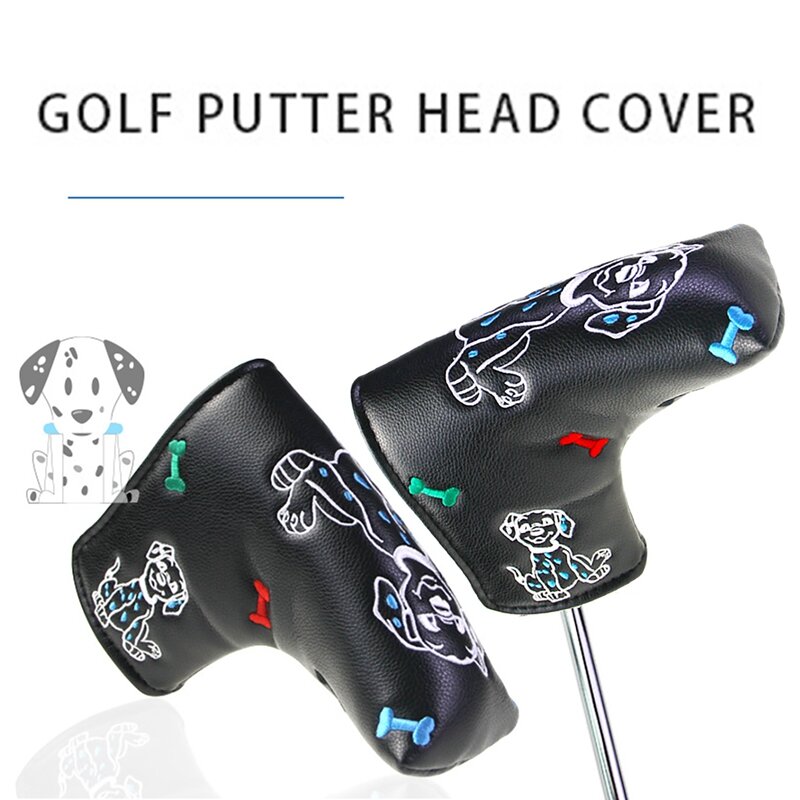 Penutup Putter Golf cocok dengan stiker Bucket Blade kulit PU pelindung jempol luar ruangan Aksesori penutup Putter Golf Blade
