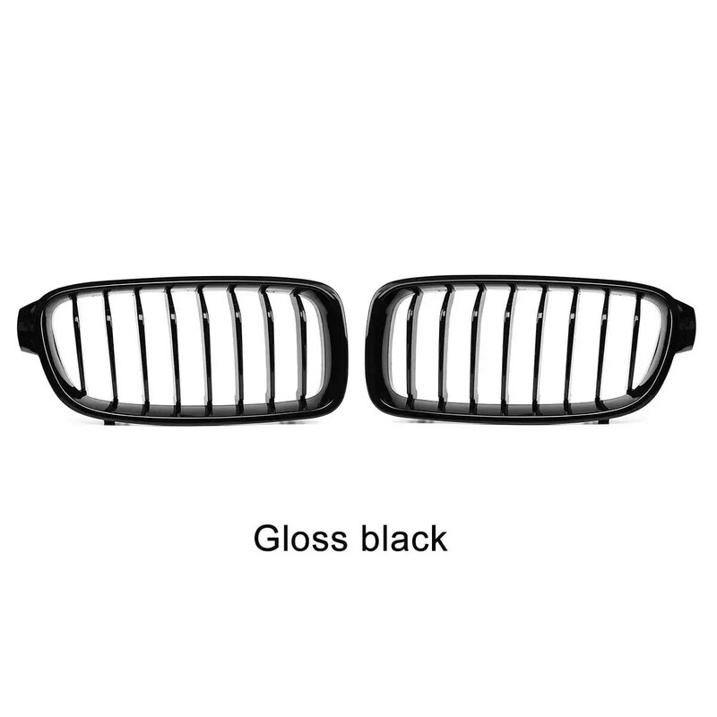 Glossy Black Front Kidney Grille Single Slat For-BMW 3 Series F30 F31 F35 316i 318i 330i 2012-2018 Replacement Racing Grille