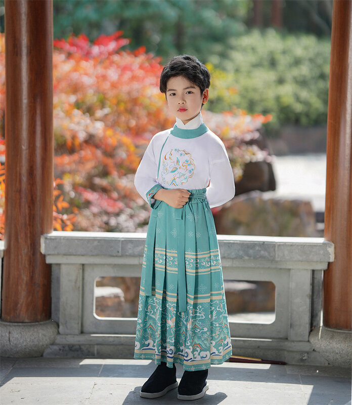 Hanfu Jurk Kids Traditionele Chinese Kostuum Folk Oude Baby Meisje Tang Pak Dans Kostuum Feest Nieuwjaar Kleding