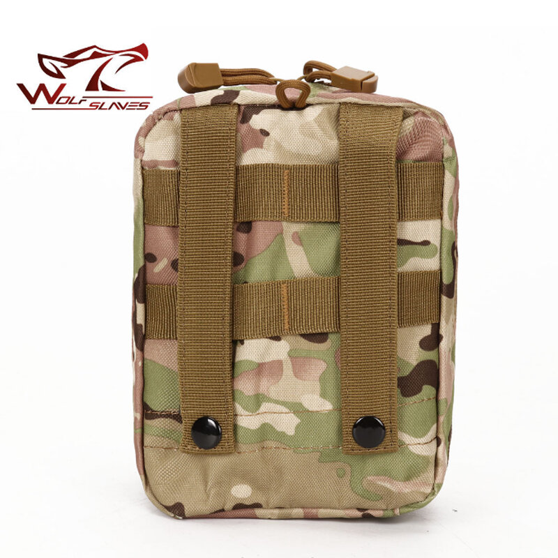 Impermeável Tactical Molle Pouch, Primeiros Socorros Survival Medical Bag, Kits de emergência duráveis, 600D, Nylon Utility Gadget Pouch, Caça