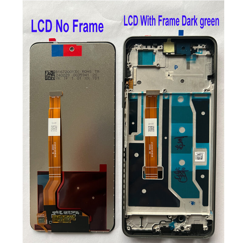 6.72 ''Voor Oppo Realme C67 4G 5G Lcd-Scherm Touchscreen Digitizer Assemblage Onderdelen