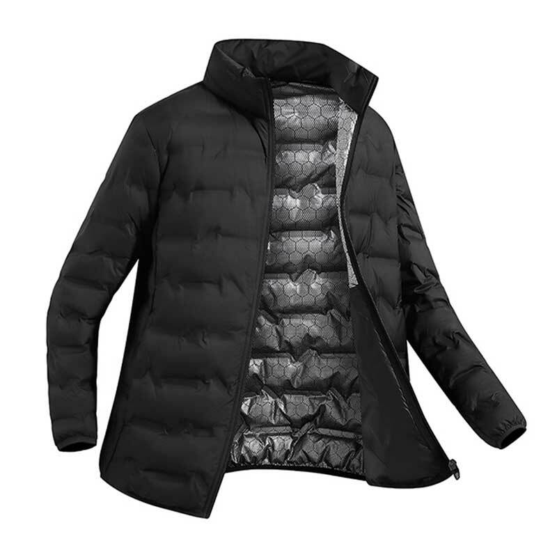 2023 Winter New Men Thick Plush Jackets For Men Windproof Lightweight  Down Jackets Mens Casual High Quality Black Coat Male 5XL