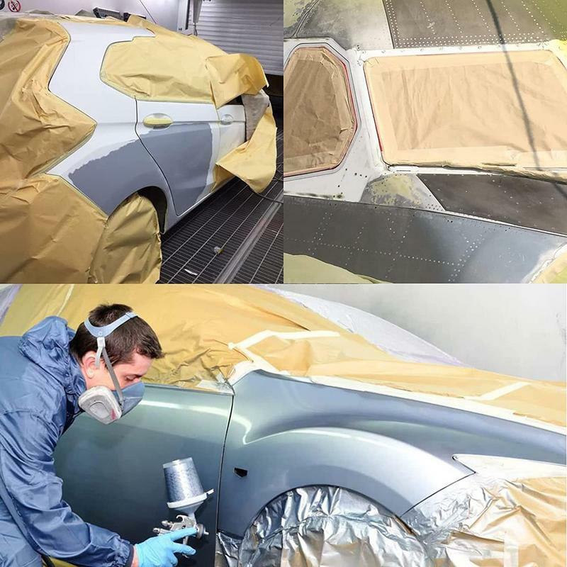 Paint Protection Paper Dust Proof Baking Room Paint Spraying Protection Paper Car Protection Covering Paper Auto Accessories