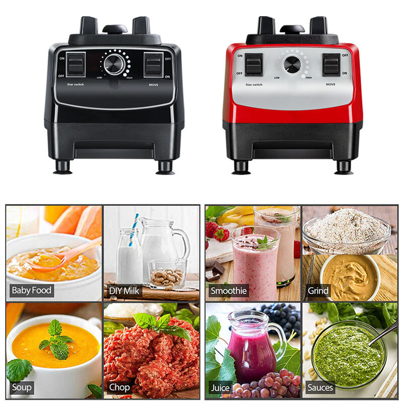Direkt verkauf Küchengeräte Home Mixer Fleisch Küchenmaschine Fufu Smoothie Fruchtsaft presse Hochleistungs-Elektro mixer