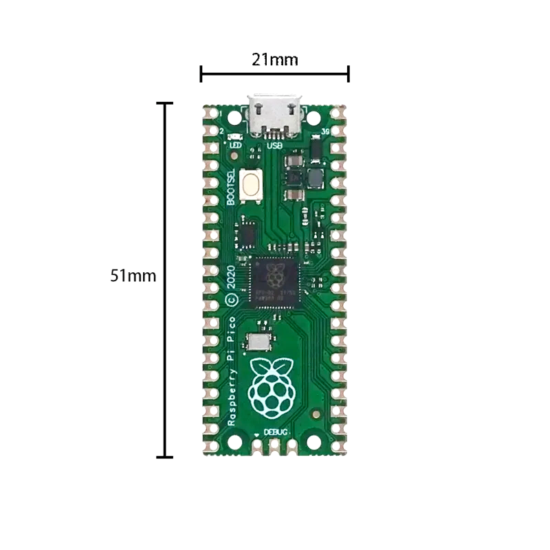 Raspberry pi pico board rp2040 dual-core 264kb low-power mikro computer hoch leistungs Cortex-M0 prozessor