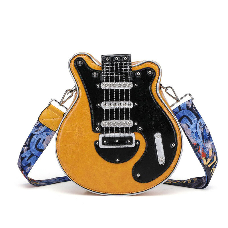 Modne stylowa torba gitarowe na ramię spersonalizowane torebki Crossbody dla kobiet na co dzień wysokiej jakości Messenger wszechstronny luksus
