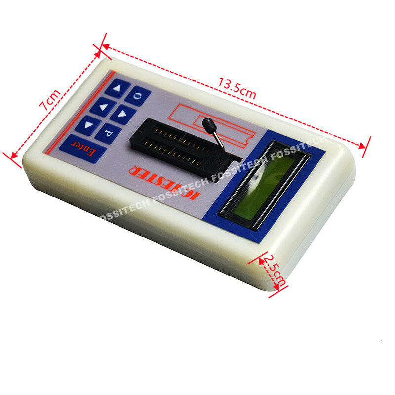 Sirkuit Terpadu IC Chip Tester Transistor Optocoupler Operasional Amplifier Regulator Tabung Identifikasi Otomatis Perangkat