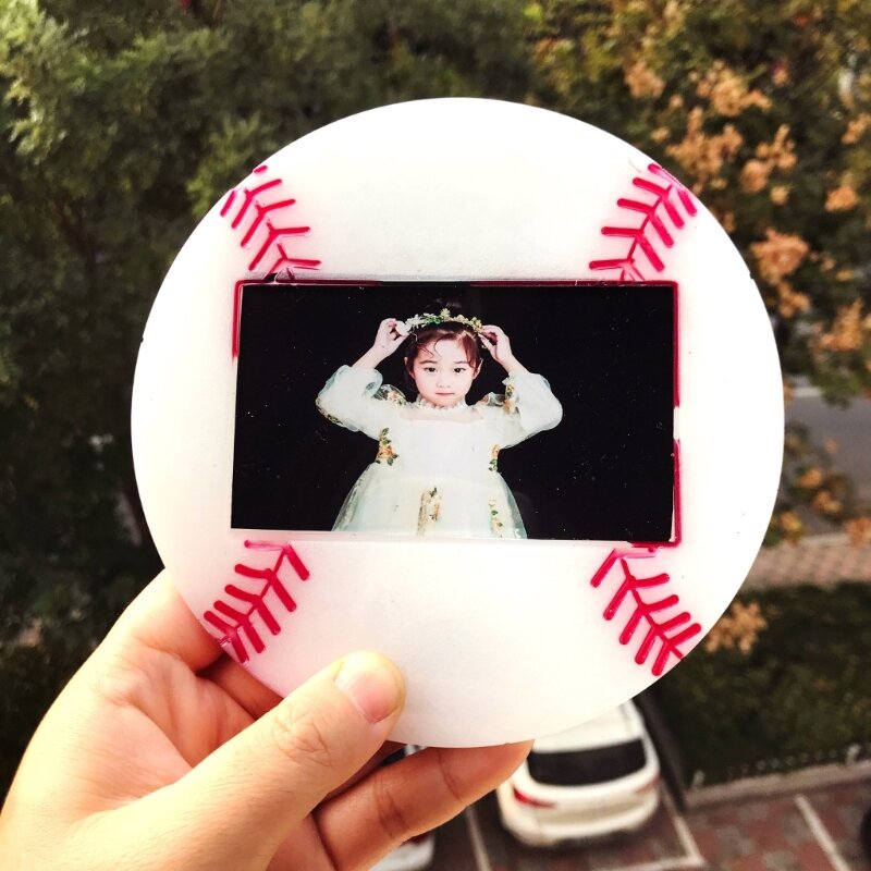 Baseball Photo Frame Silicone Mold Resin Mold for DIY Craft Jewelry Tool