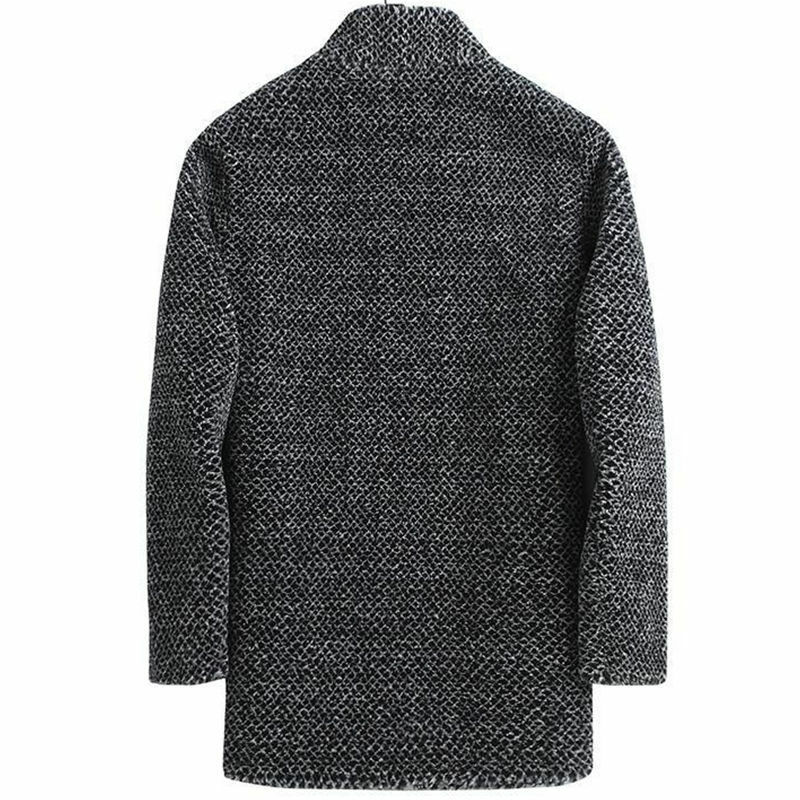 Męskie kurtki płaszcz polarowy jesienno-zimowe sweter w jednolitym kolorze casualowe bluzy kurtki z prawdziwego futra dresy z kapturem męskie Z115