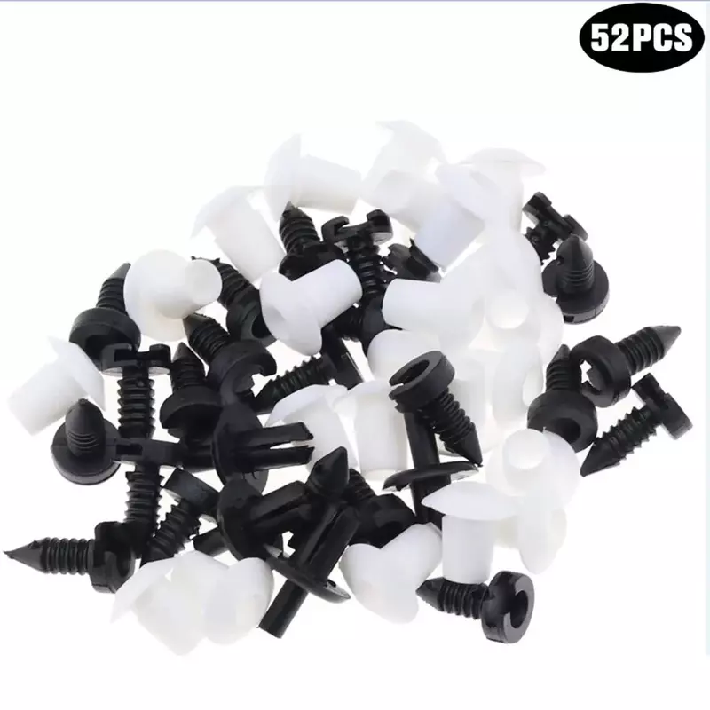 Rivet Moulding Panel Clips Fastener Door For Land Defender Replacement Trims 52Pieces Accessories High Quality