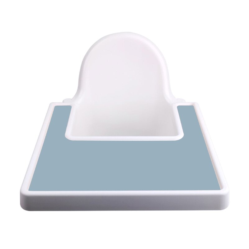 RIRI Secure Tapis repas en silicone pour chaise haute pour bébé Tapis lavable pour une alimentation confortable