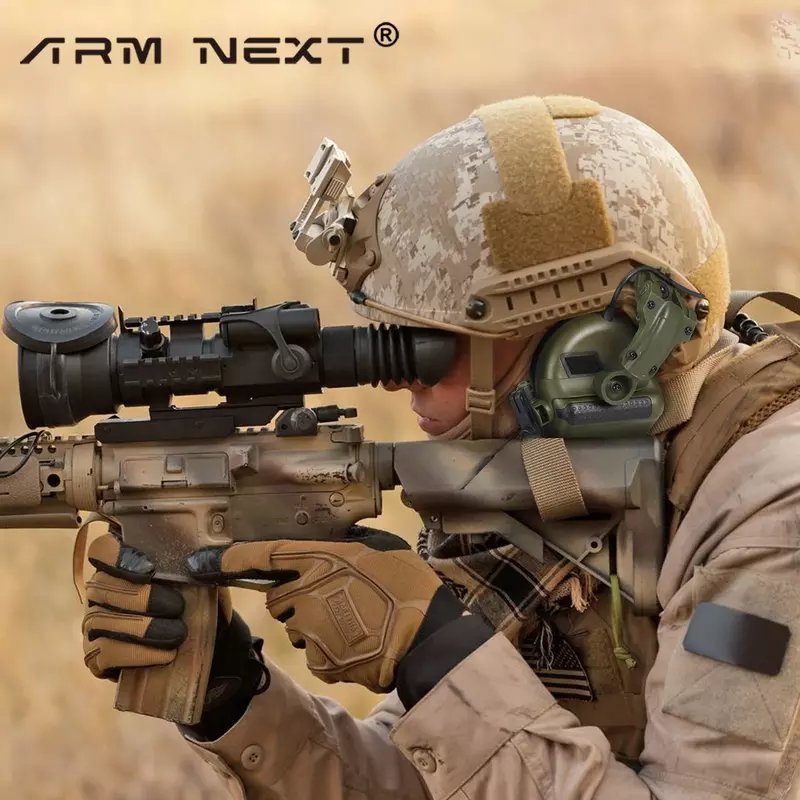 ARM PRÓXIMO-Tiro para os Ouvido, F30 Tactical Helmet Headset, Protetor Auditivo Eletrônico, Equipado com ARC Rail