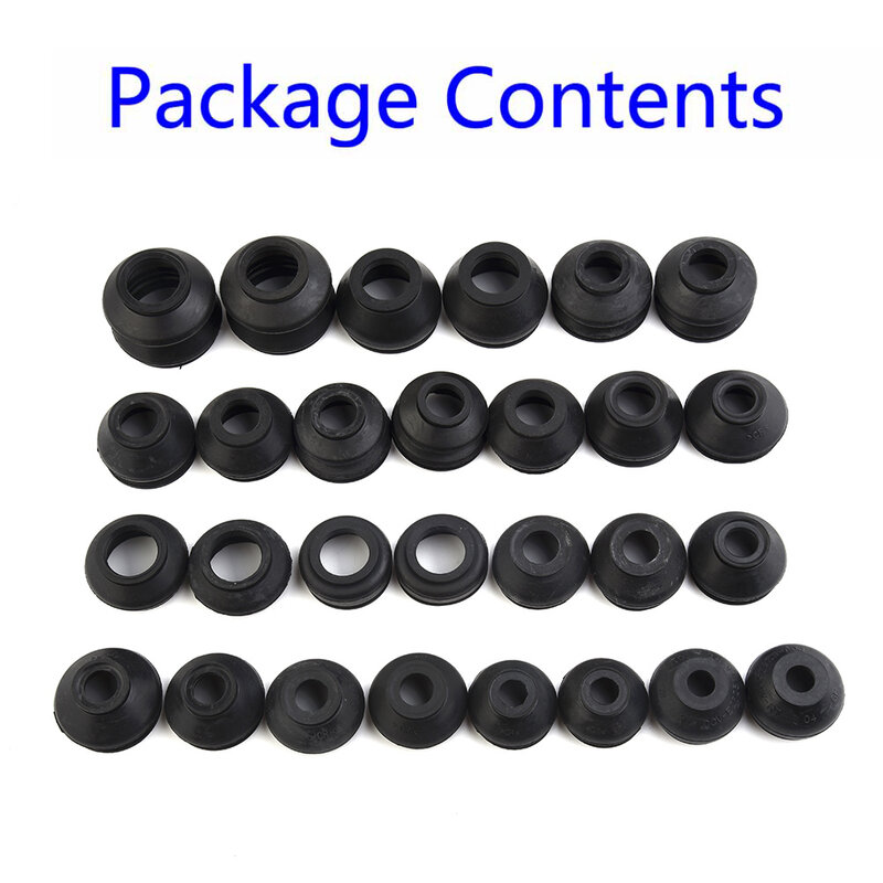Durable Hight Quality New Practical Dust Boot Cover Interior Kit Linkage Tie Rod Track Vehicle 28pcs Accessories
