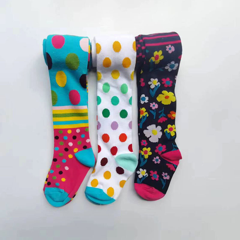 3pcs meninas xadrez collants crianças meias primavera outono natal bebê menina roupas florais listradas meia-calça para meninas meia-calça