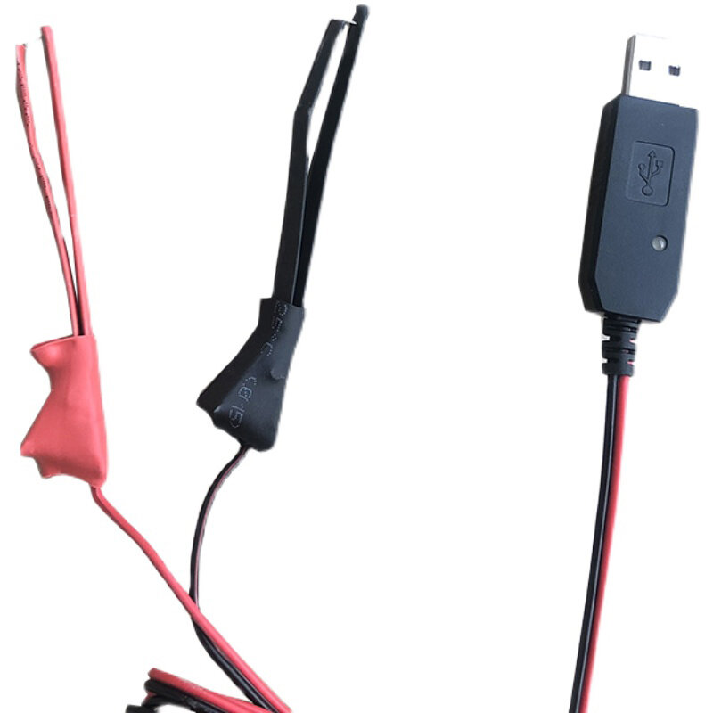 Walkie Talkie caricatore USB universale Kabel Untuk UV-5R UV-82 BF-888S TYT Retevis Radio Dua Arahdengan Lampu Indikator
