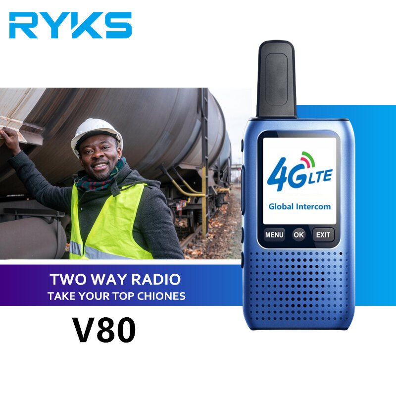 Radio walkietalkie portable avec carte SIM, communication bidirectionnelle, mobile, ptt