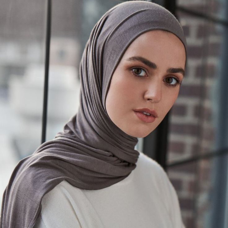 Высококачественный модал хлопок хиджаб Трикотажный Шарф Мягкий впитывающий женский головной платок