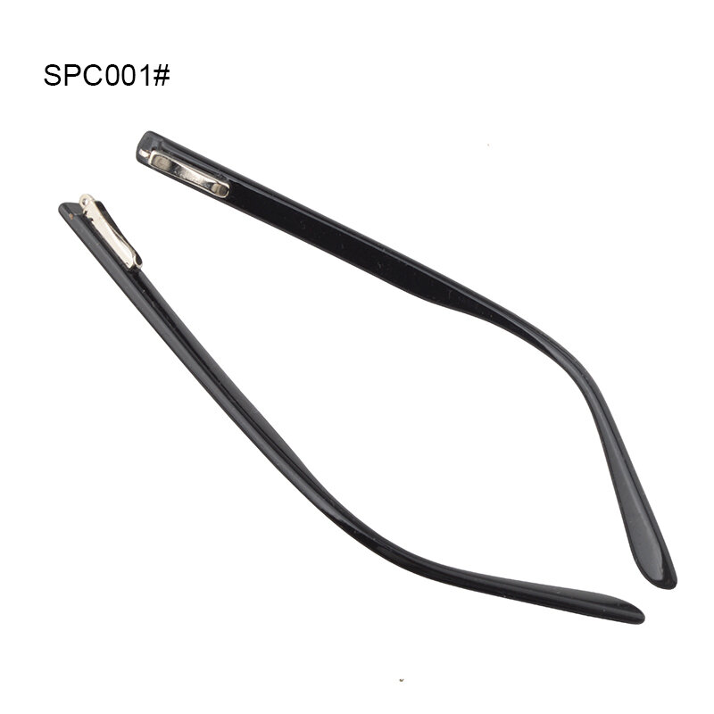 Bisagra de resorte para gafas, accesorio de reparación de patillas, color negro y marrón, 1 par