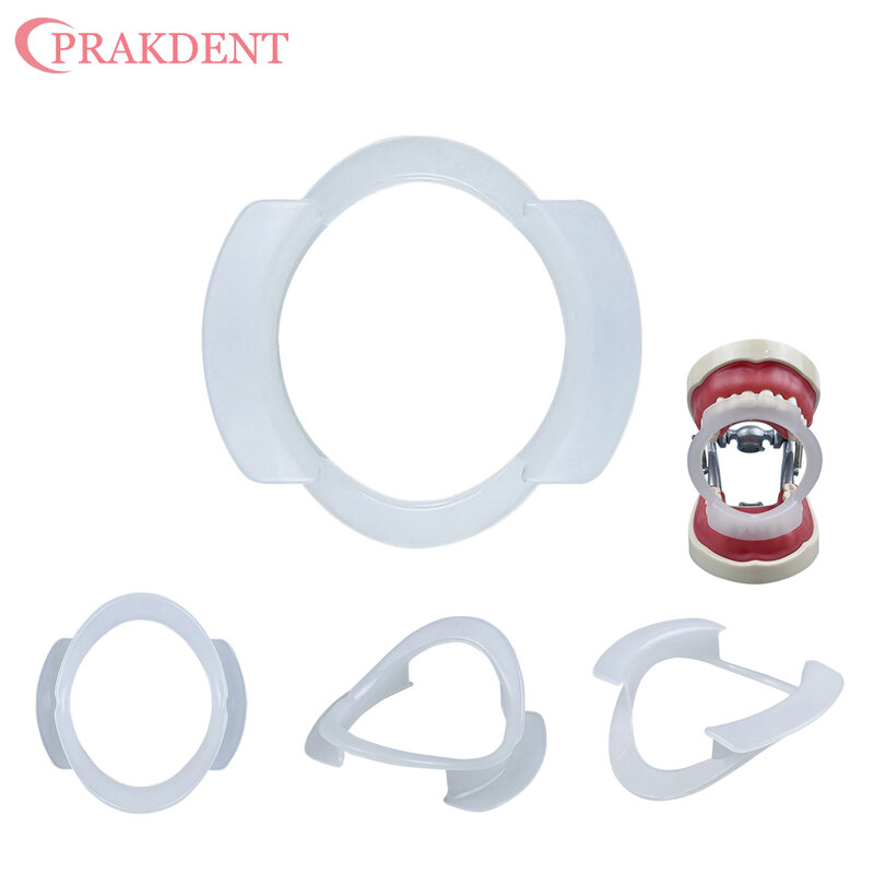 O Shaped Mouthpiece Expander Circular Corner Support Dental Transparent Oral Materials Dental Equipment