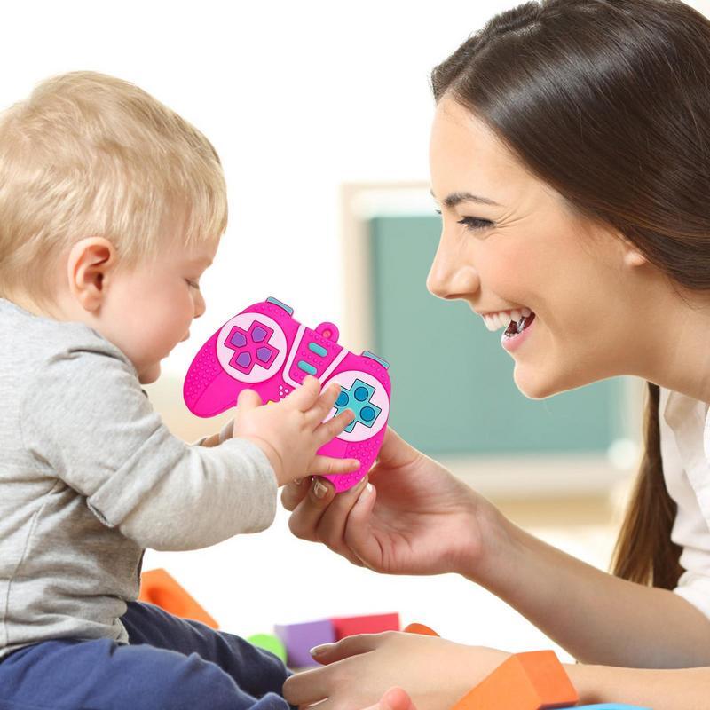 Silicone Teething Toy for Kids Mordedor macio, Oral Motor Teething, Necessidades de mordida, Moagem de segurança, bebês, criança