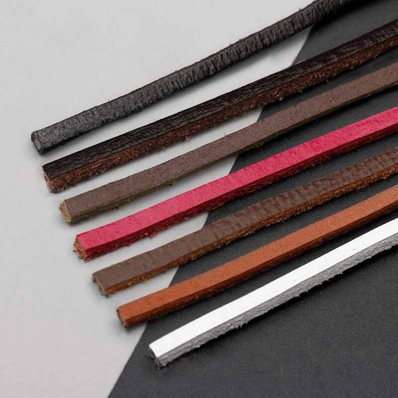 1 Pair 100CM Solid Shoe Laces Leather Square Shoelaces Used For Men And Women Martin Boots Casual Leather Shoes Retro Shoelace