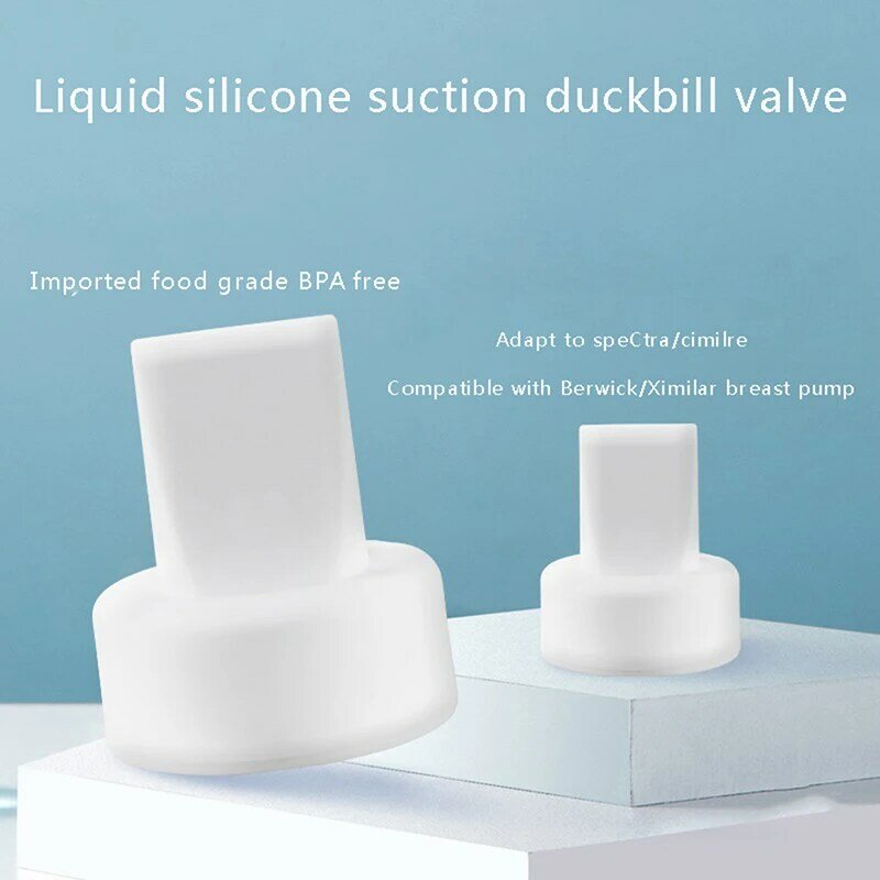 2Pcs Duckbill Valve Breast Pumps Replacement Parts Electric Breastpump Valves Baby Feeding Nipple Manual Breast Pump Accessories