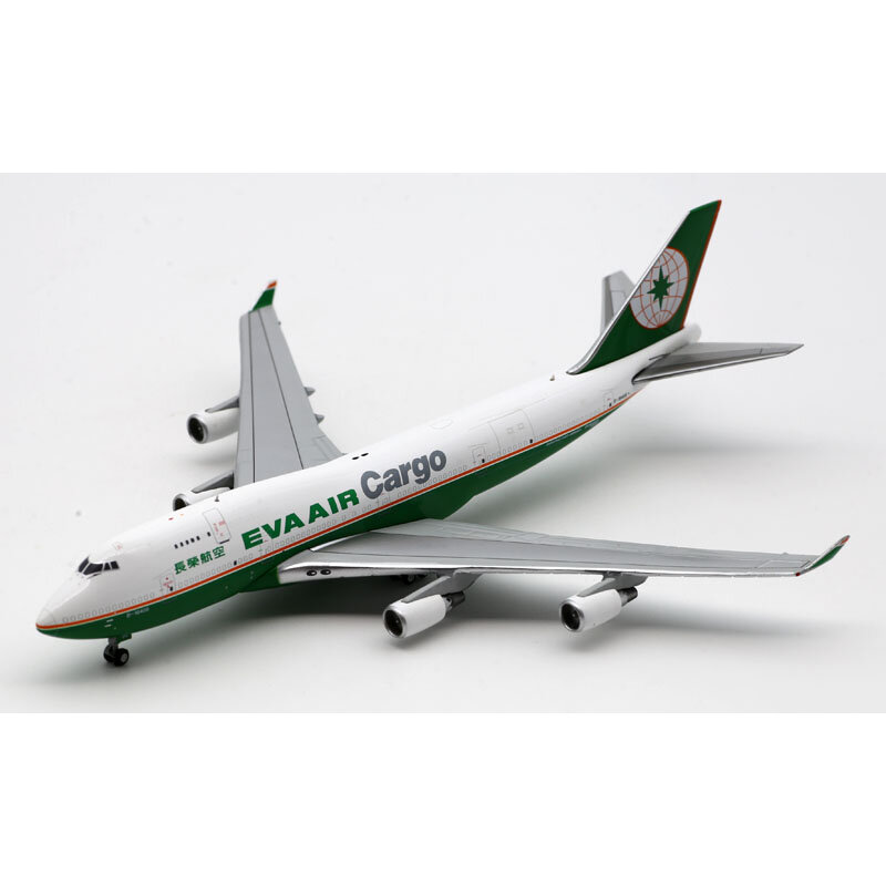 Avión coleccionable de aleación XX4188, regalo JC Wings 1:400 Eva Air Cargo Boeing B747-400(BDSF), modelo de avión fundido a presión, B-16406 con soporte