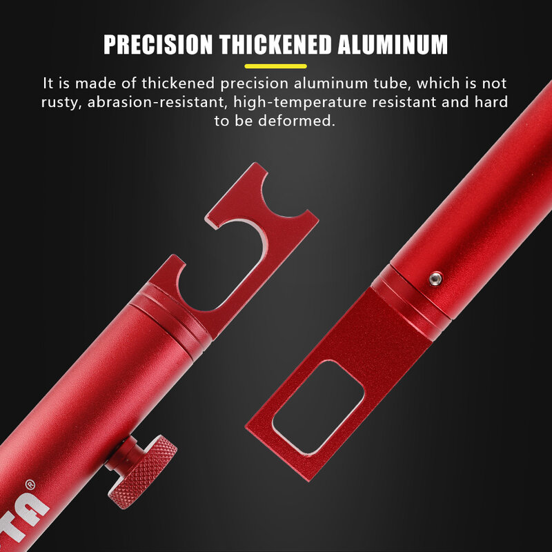 SPTA Support Rod Car Polishing Retractable Aluminum Support Bar Vehicle Door Fixing Pole Adjustable Support Bar for Automobiles