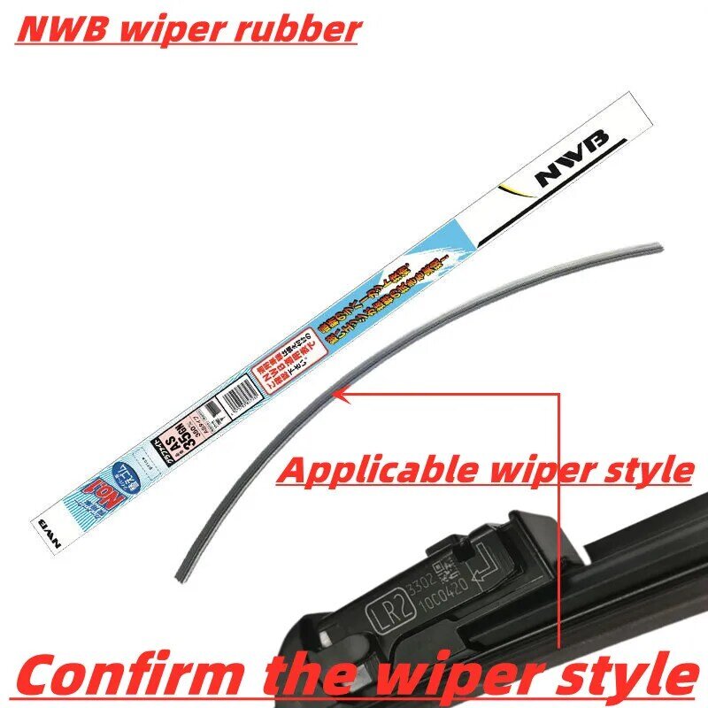 NWB Wiper ยางใช้ได้กับ Toyota Lexus Mazda Subaru BMW Land Rover และอื่นๆเดิม Wiper 5.6มม.กว้าง