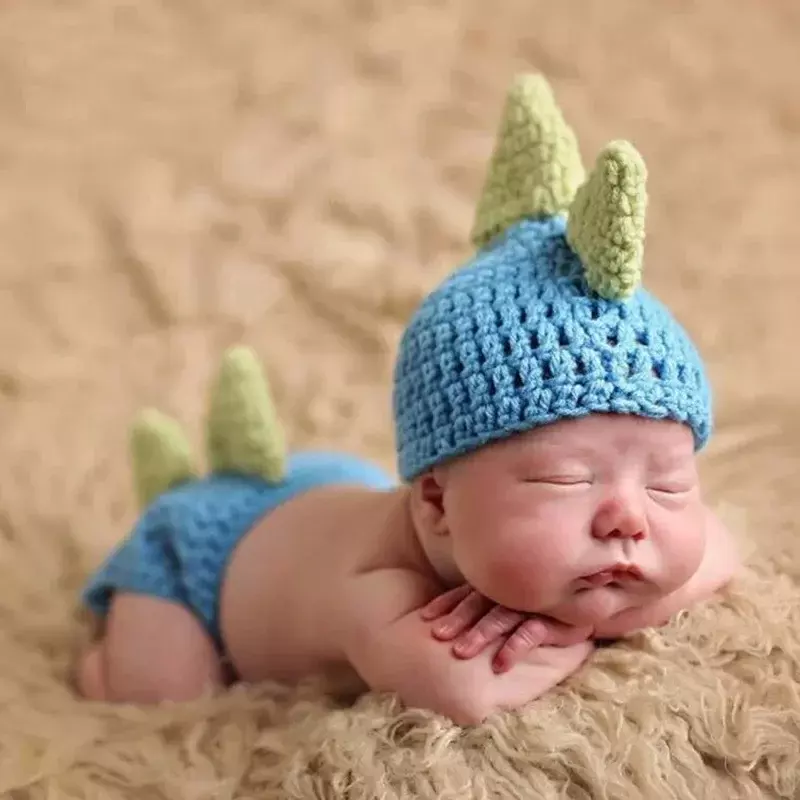 New Born Baby Crochet Knit Costume accessori neonato servizio fotografico vestiti neonato fotografia puntelli tiro neonato