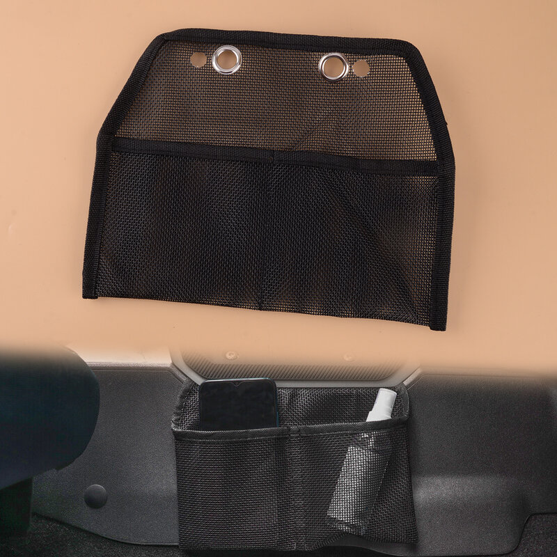 Автомобильный Центральный рычаг переключения передач боковой органайзер для хранения Сетка карманная сумка черная подходит для Ford Bronco 2/4 двери 2022 2021