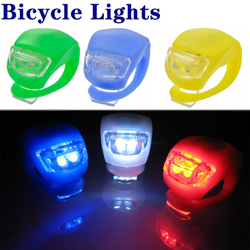 Dianteiro e traseiro levou luz para bicicleta, lanterna para bicicleta, aviso lâmpada para mtb