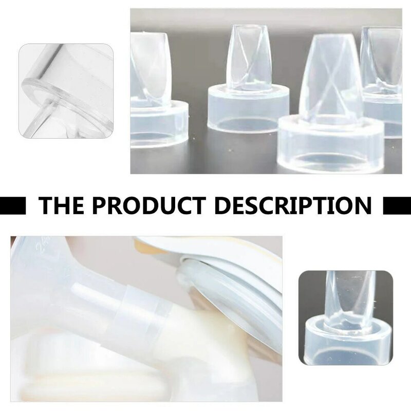 Peças de substituição da bomba tira leite para mulheres, 8 peças sobressalentes, feitas de silicone, duráveis