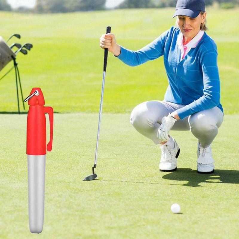 Trapista golfowy piłka golfowa liniowiec narzędzie wyrównujące piłka golfowa narzędzie do rysowania piłka golfowa praktyczny prezent znacznika punktowego na liniowej dla rodziny