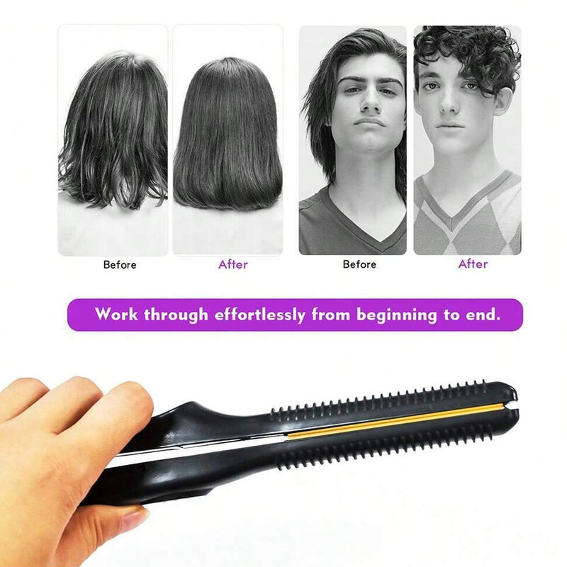 Mała lokówka do włosów 2 w 1 prostownica ołówkowa do krótkiej prostownicy do włosów wąska płytka 220 ° C MCH szybka narzędzia do stylizacji włosów nagrzewania