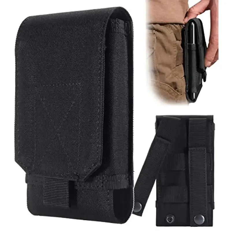 1Pc Tactical Molle Phone Pouch Tactical Cell Phone Belt Pouch Holder Waist Accessories Bag Outdoor Camping Mobile Phone Pack Bag