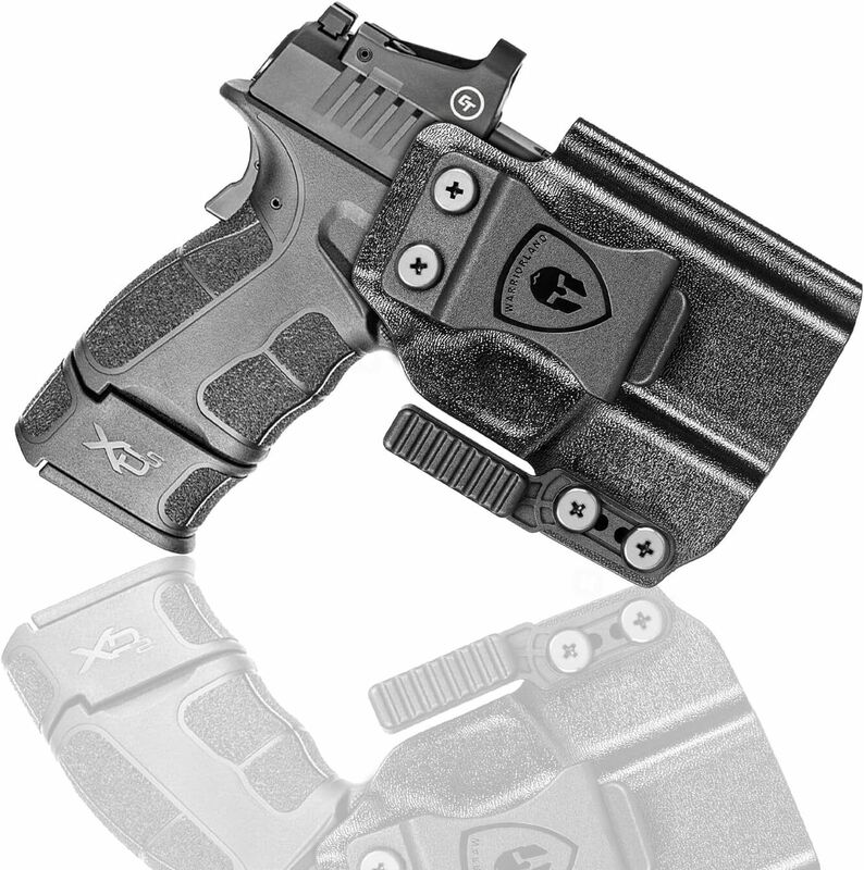 IWB Kydex Holster with Claw&Optic Cut Fit Springfield XD-S 3.3'', Right Hand