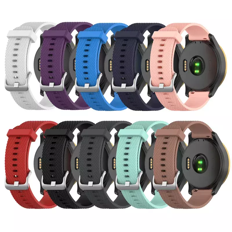 20mm 22mm Watch Strap for Samsung Galaxy Watch 4 Band Sport Colorful Silicone Watchband Belt for Galaxy Watch 4 Classic Bracelet