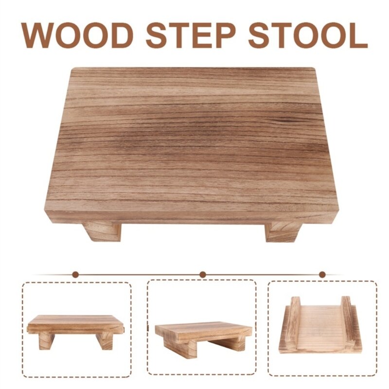 Ghế đẩu gỗ đa chức năng Ghế chống trượt đầu giường cho phòng ngủ & phòng khách