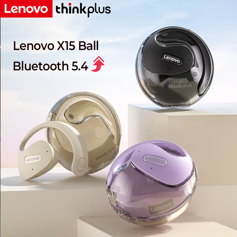 Original lenovo x15 pro bluetooth 5,4 kopfhörer ows sport kabellose kopfhörer ohr haken tws ohrhörer wasserdichtes headset mit mikrofon