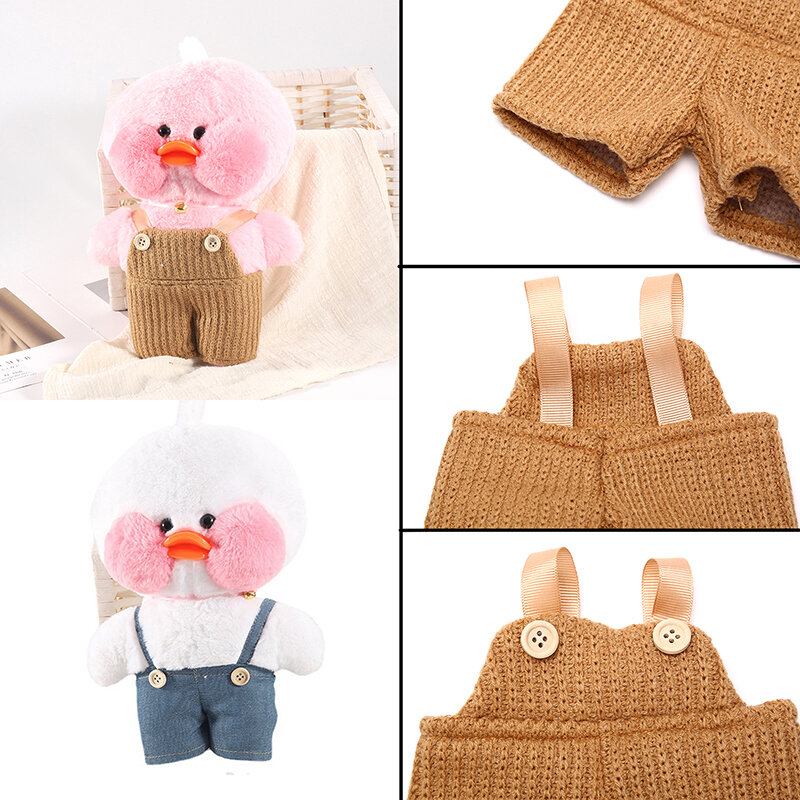 Ropa Para Alafanfan Duck Accessories, Lalafanfan Clothes 30cm Plush Duck Glasses Plush Doll Clothes Kids DIY Gifts