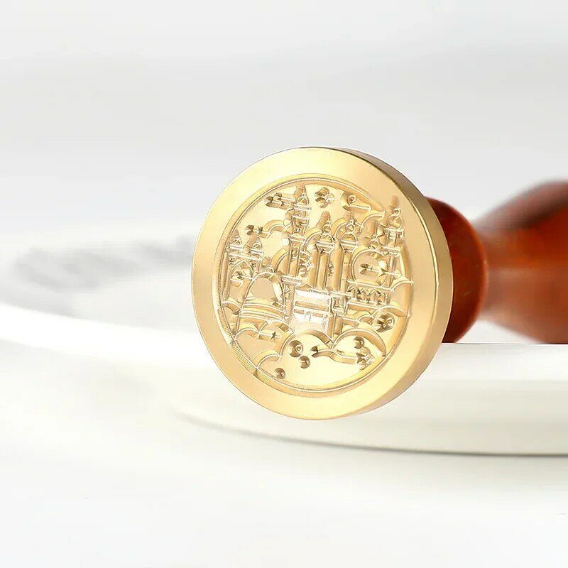 Custom Seal Wax Seal Stamp Customized with Own Logo Wedding Invitation Birthday Gift Stamp Replaceable Handle Stamp Crafts Seal