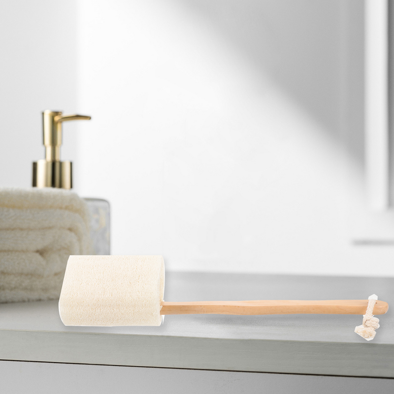 Herramienta de limpieza de la piel del baño del hogar, cepillo de esponja Exfoliante para Loofah