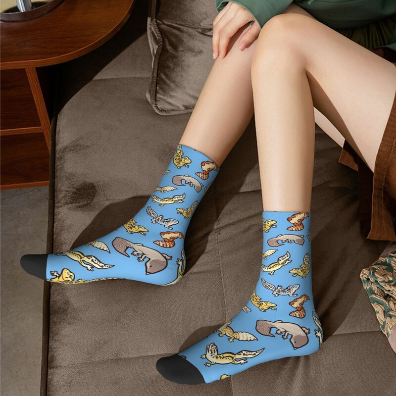Chub gechi In Blue Socks Harajuku calze di alta qualità calze lunghe per tutte le stagioni accessori per regali da donna da uomo