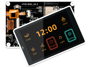 1 buah papan pengembangan ESP32-WT32-SC01 PLUS dengan layar LCD Multi sentuh kapasitif 320x480 3.5 inci bawaan Bluetooth Wifi